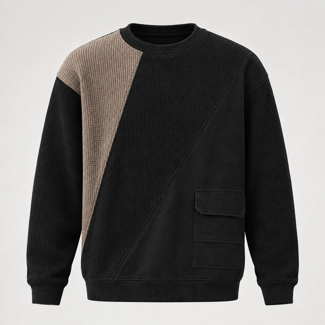 Ashburn Cotton Ribbed Sweatshirt