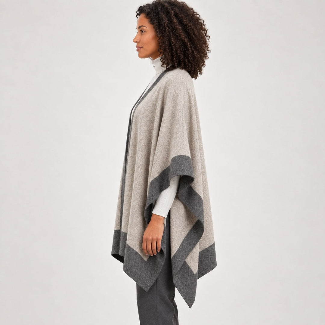 Mira Merino Wool Poncho