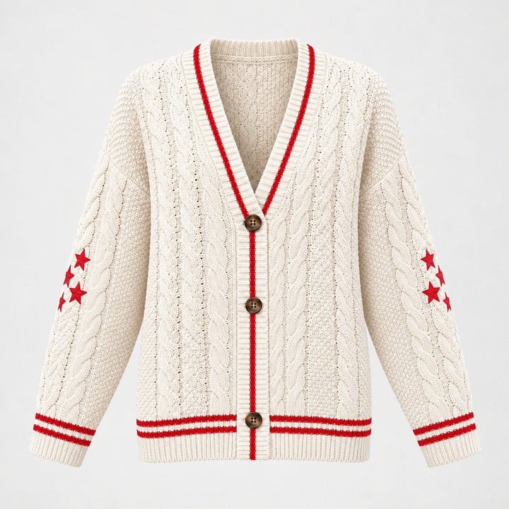 Velwyn Cable-Knit Cardigan