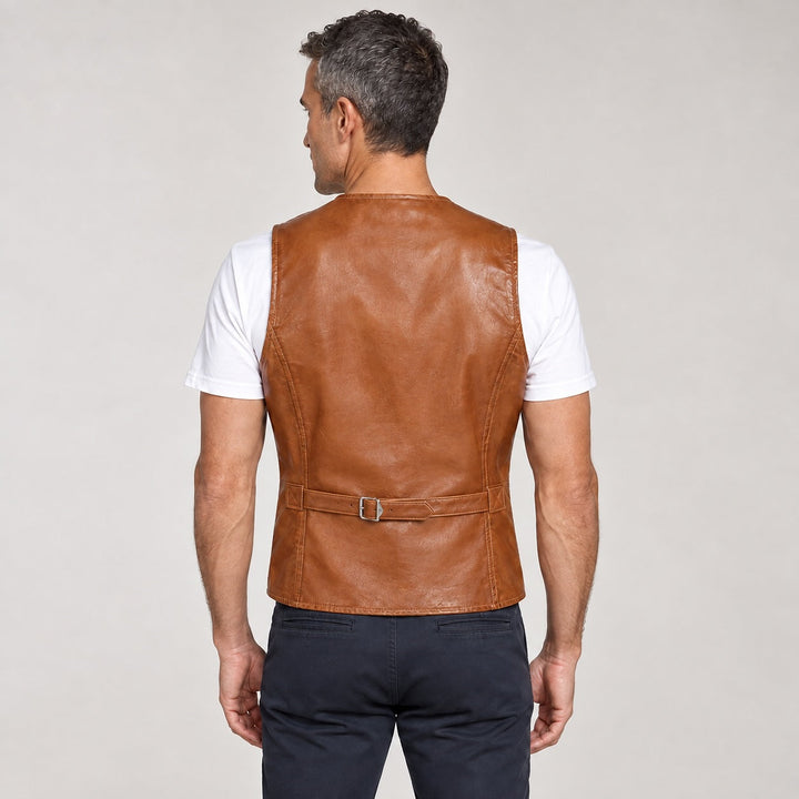 Varro Leather Vest