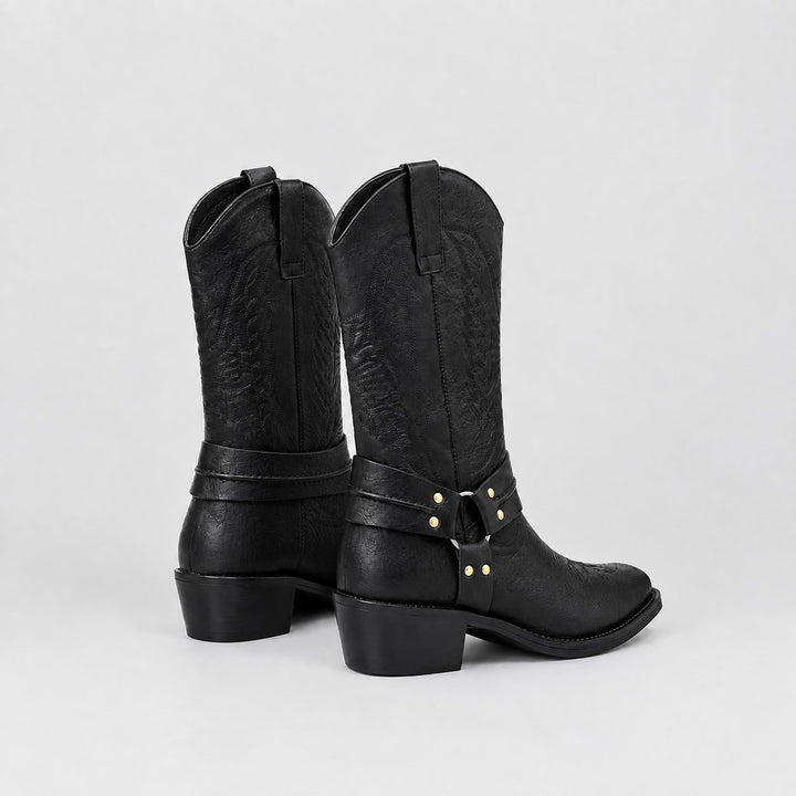 Vallero Leather Western Boots