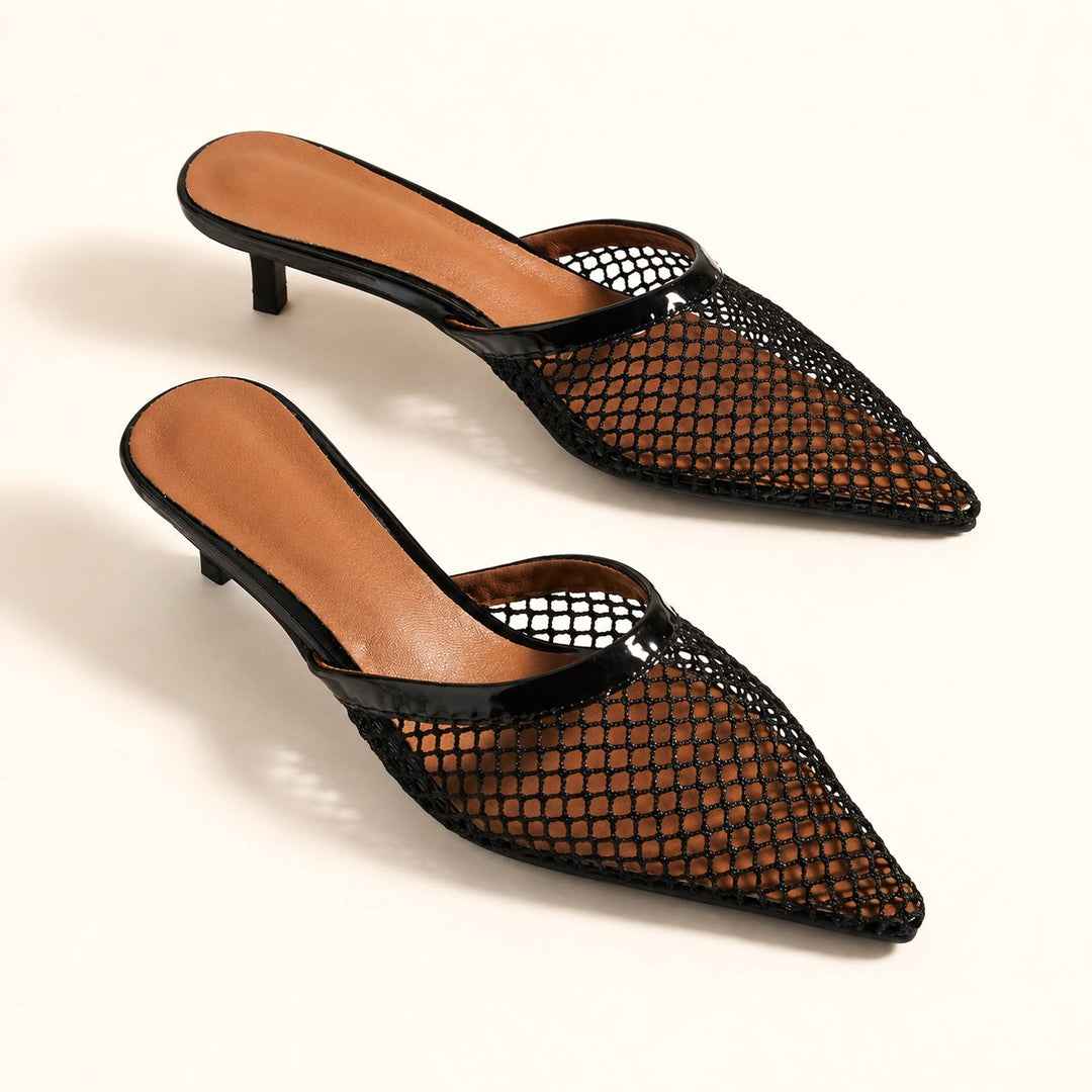 Varaci Mesh Pointed Toe Mule