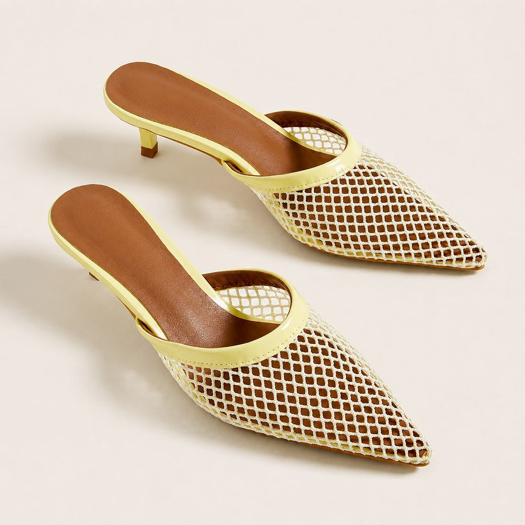 Varaci Mesh Pointed Toe Mule