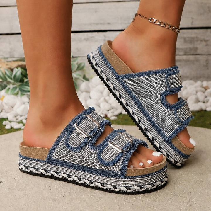Riviera Platform Slide Sandals
