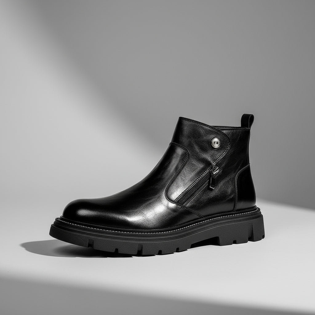 Damiano Vici Leather Ankle Boots