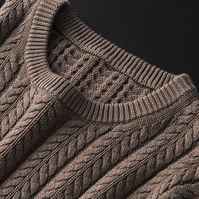 Hemingway Cotton Knit Sweater - Jack Hafford