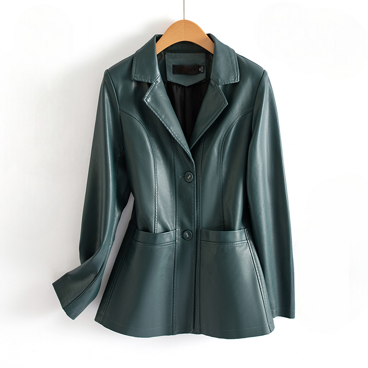 Valeria Lambskin Leather Jacket