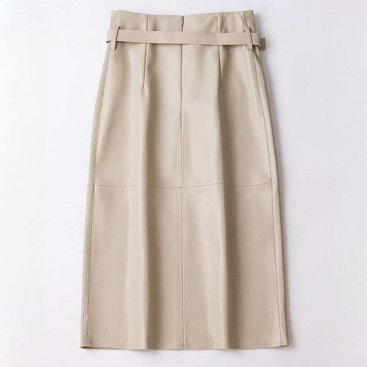 Vella Sheepskin Leather Skirt - Jack Hafford