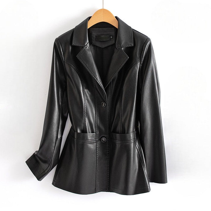 Valeria Lambskin Leather Jacket