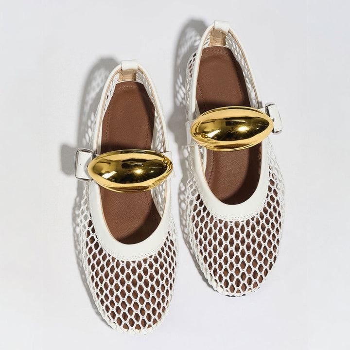 Velani Mesh Ballet Flats