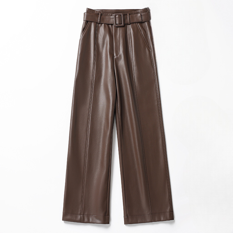 Serrano Belted Leather Pants - Jack Hafford