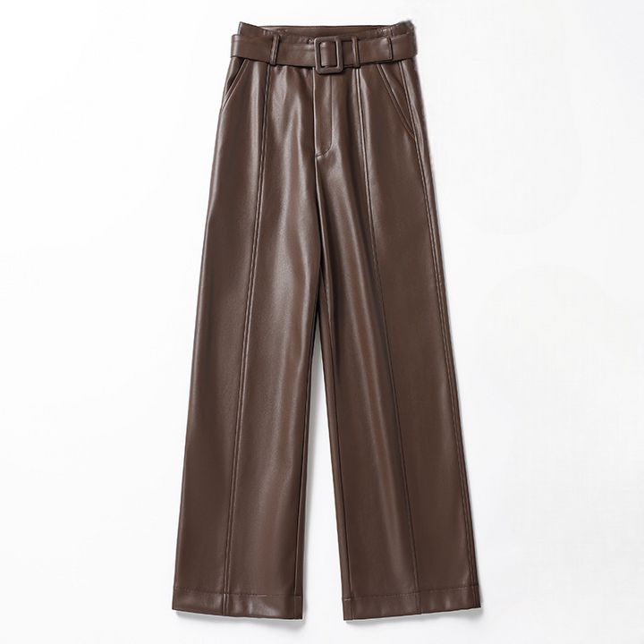 Serrano Belted Leather Pants - Jack Hafford