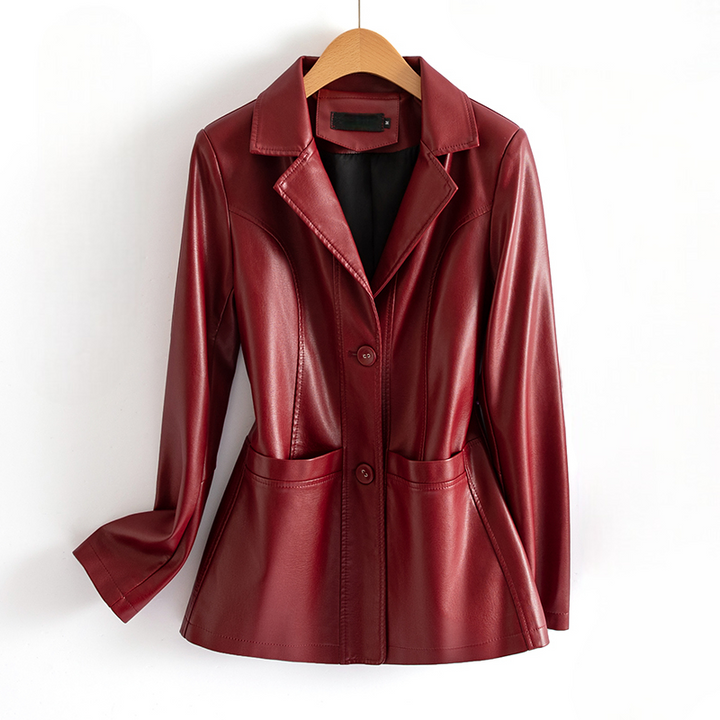Valeria Lambskin Leather Jacket