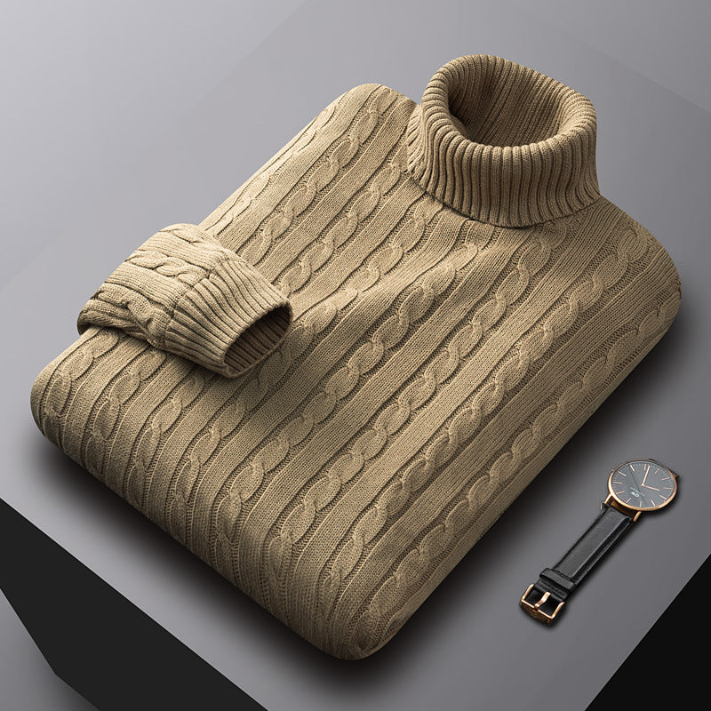 Aberdeen Cotton Turtleneck Sweater - Jack Hafford