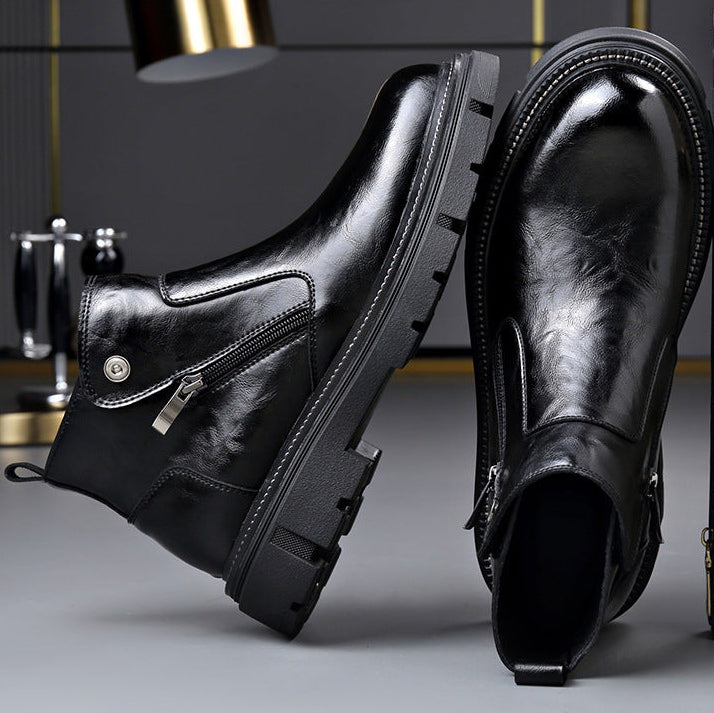 Damiano Vici Leather Ankle Boots