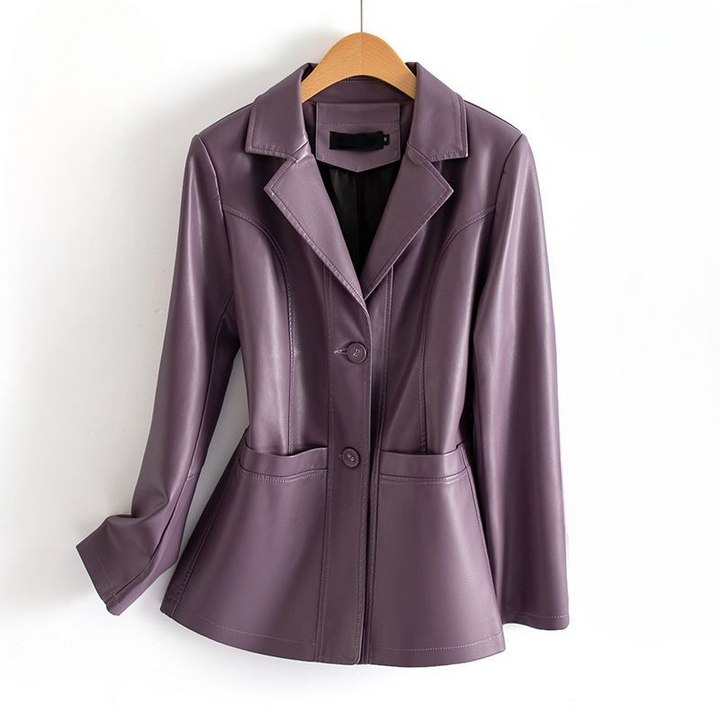 Valeria Lambskin Leather Jacket