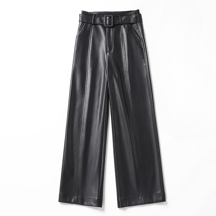Serrano Belted Leather Pants - Jack Hafford
