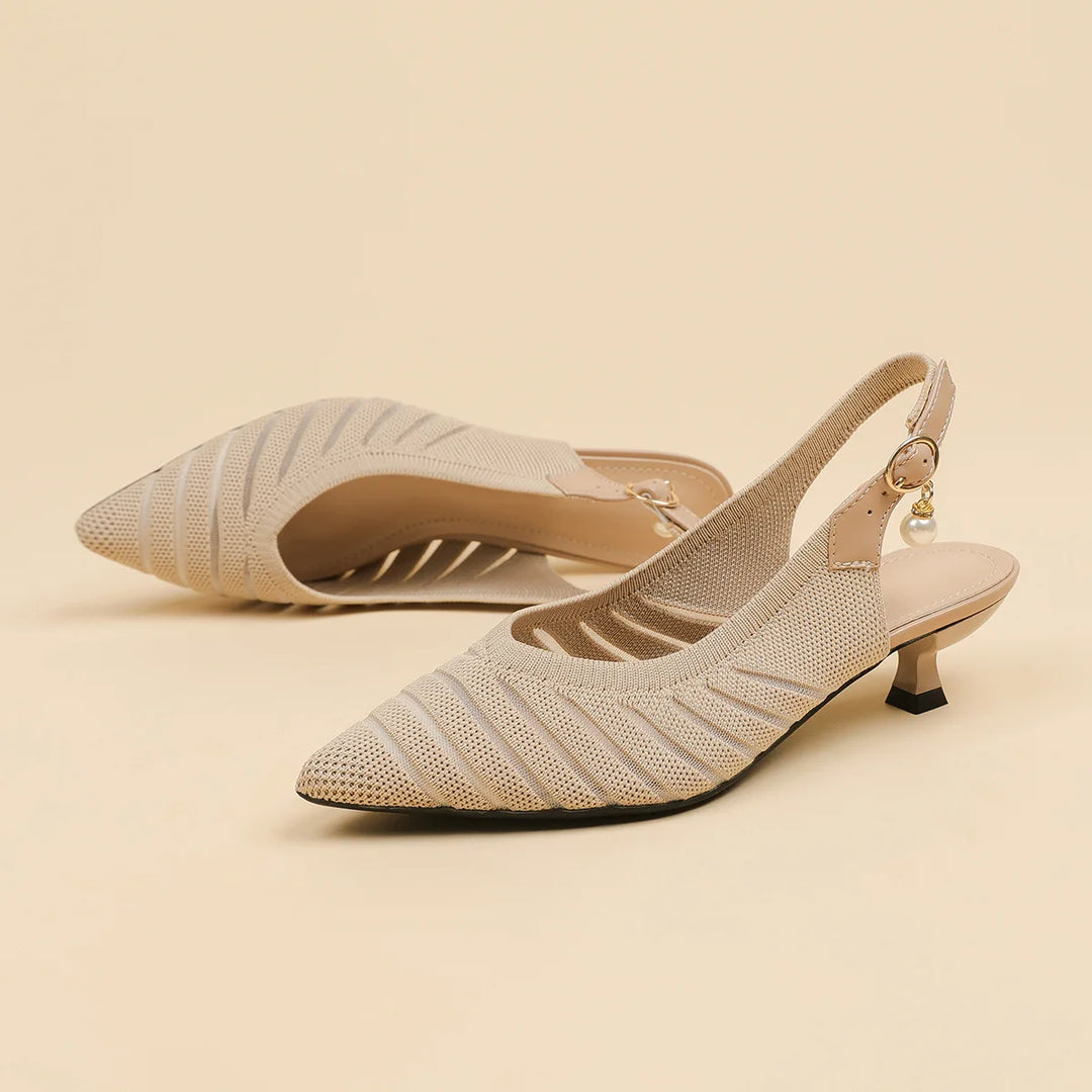 Alba Linea Kitten Heel Sandals - Jack Hafford