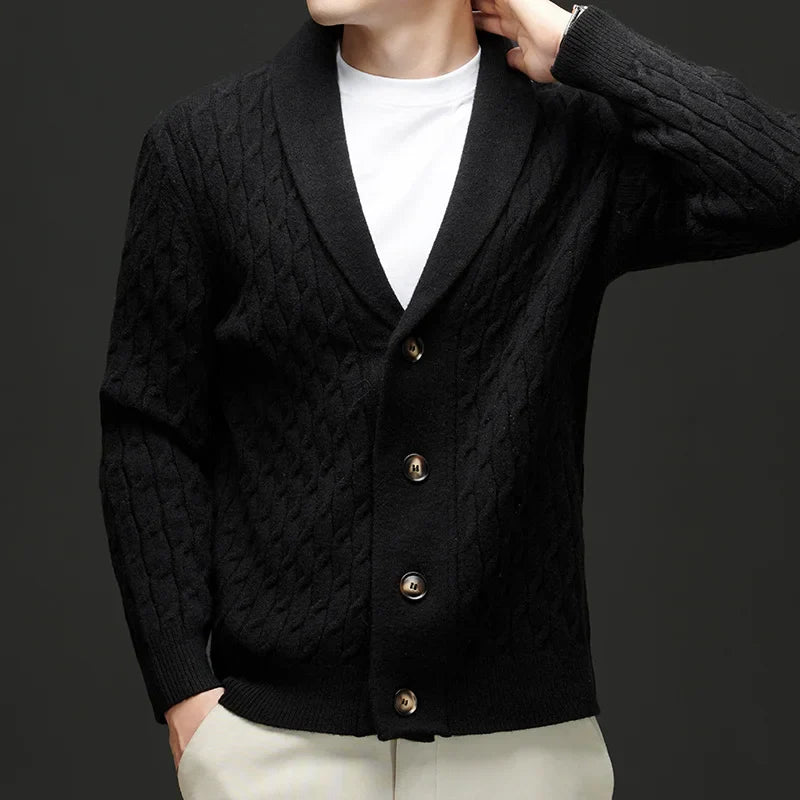 Finnegan Wool Blend Cardigan - Jack Hafford