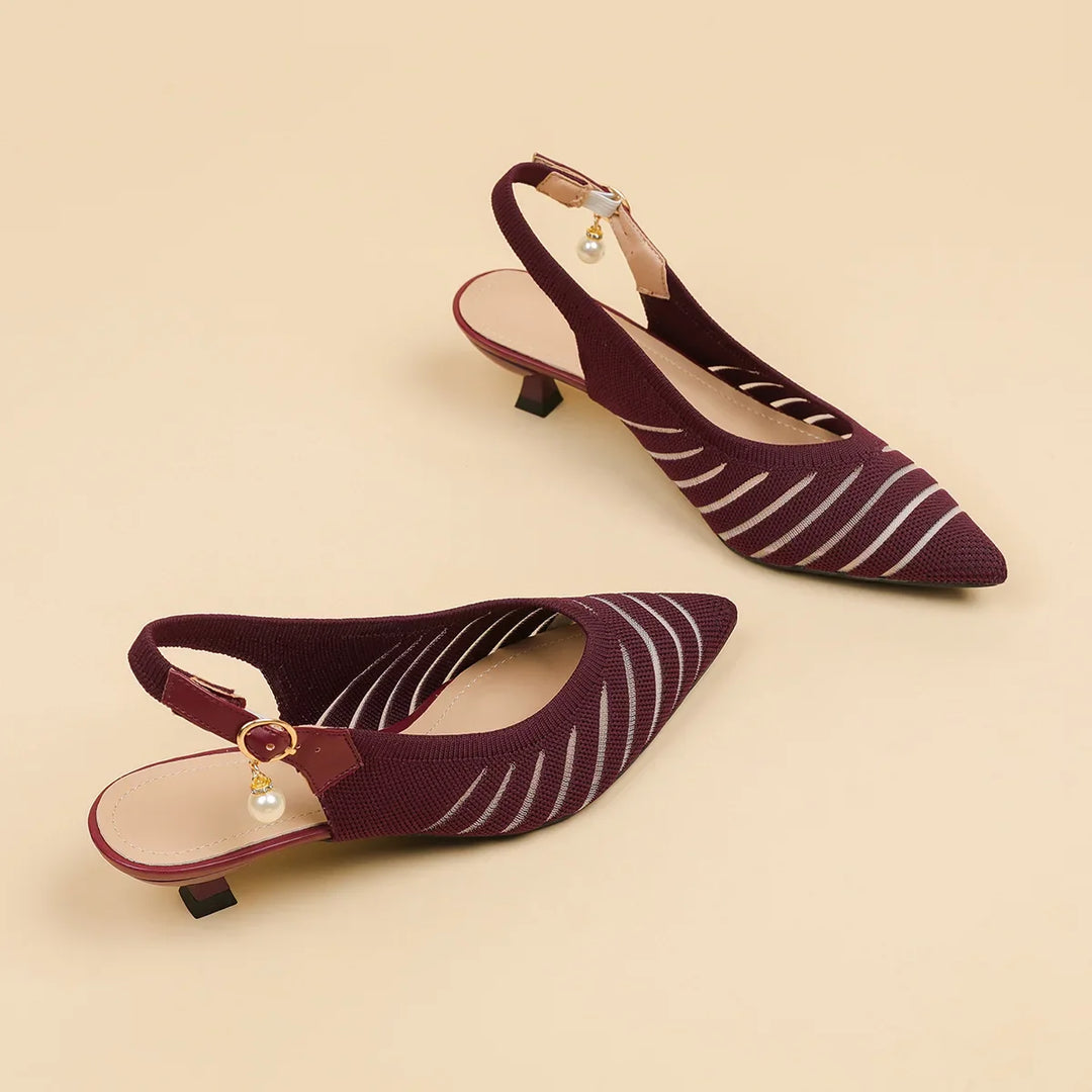 Alba Linea Kitten Heel Sandals - Jack Hafford
