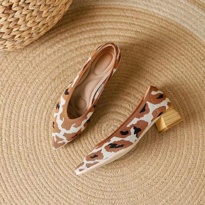 Coralia Low Heel Pumps - Jack Hafford