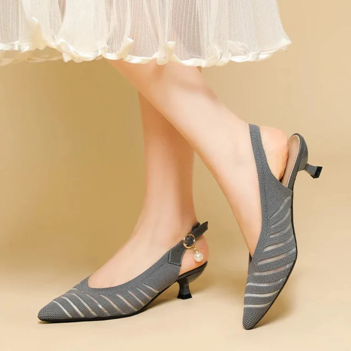 Alba Linea Kitten Heel Sandals - Jack Hafford