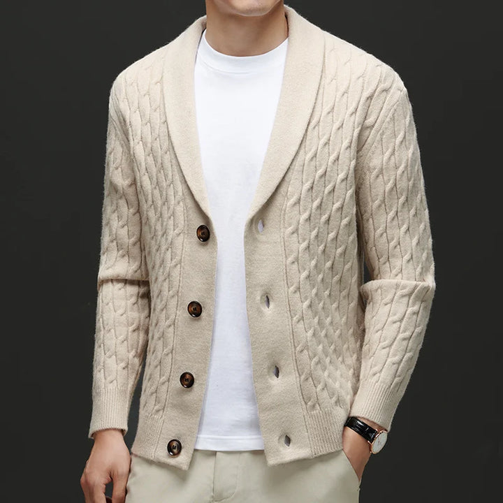 Finnegan Wool Blend Cardigan - Jack Hafford