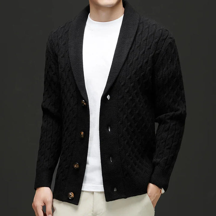 Finnegan Wool Blend Cardigan - Jack Hafford