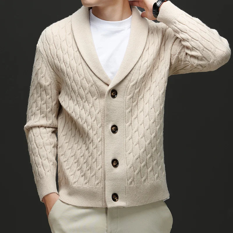 Finnegan Wool Blend Cardigan - Jack Hafford
