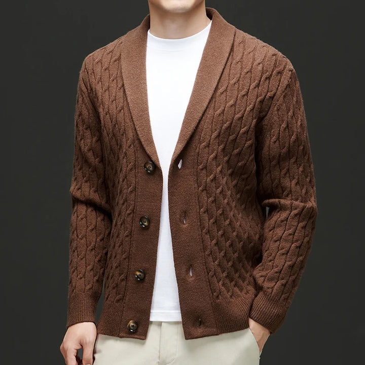 Finnegan Wool Blend Cardigan - Jack Hafford