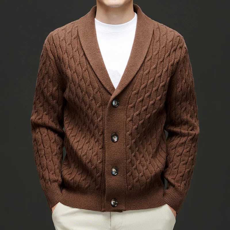 Finnegan Wool Blend Cardigan - Jack Hafford