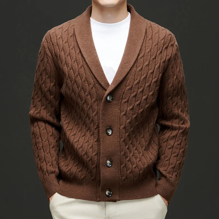 Finnegan Wool Blend Cardigan - Jack Hafford