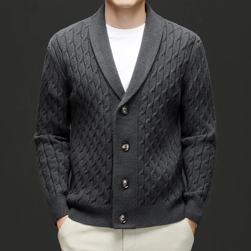 Finnegan Wool Blend Cardigan - Jack Hafford