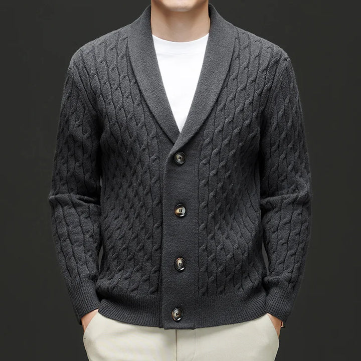Finnegan Wool Blend Cardigan - Jack Hafford