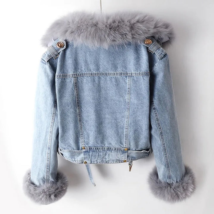 Bertoli Fur Denim Jacket - Jack Hafford
