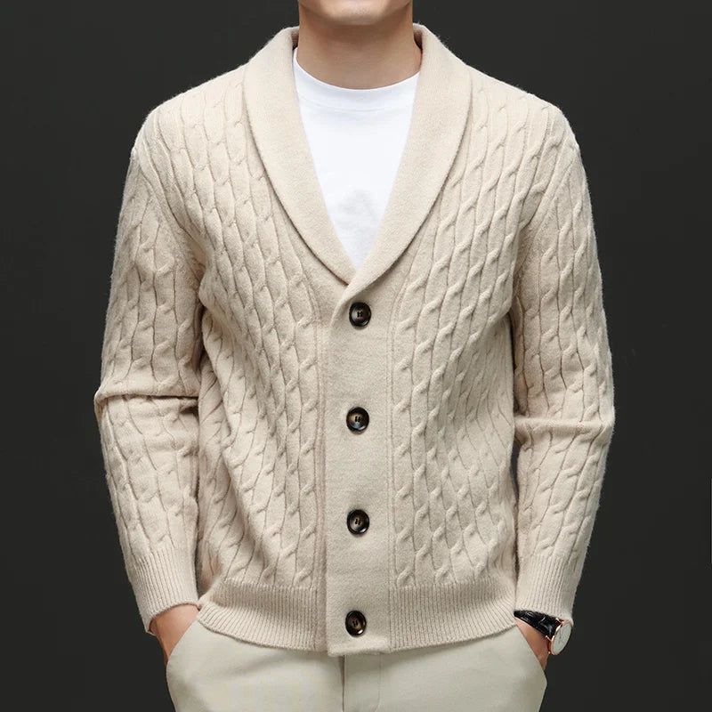 Finnegan Wool Blend Cardigan - Jack Hafford