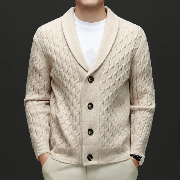 Finnegan Wool Blend Cardigan - Jack Hafford
