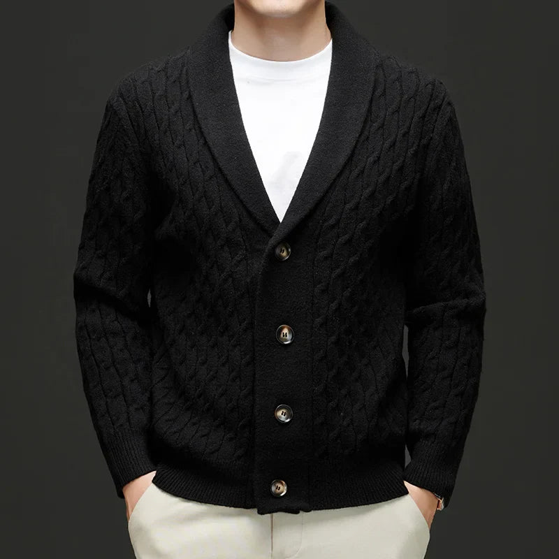 Finnegan Wool Blend Cardigan - Jack Hafford