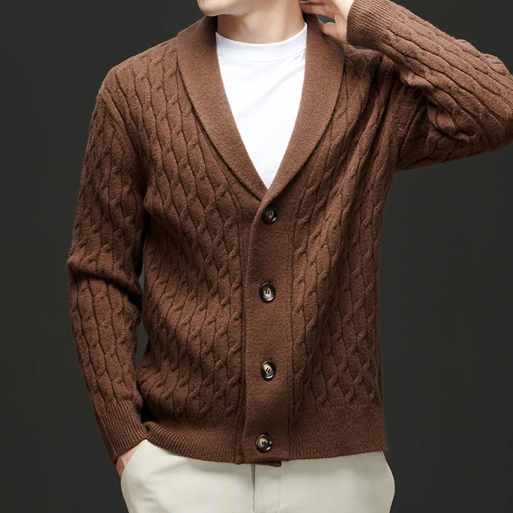 Finnegan Wool Blend Cardigan - Jack Hafford