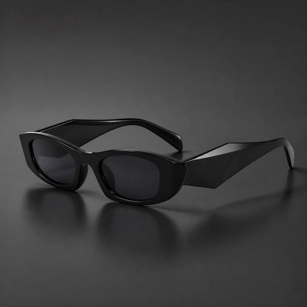 Zolani Praia Sunglasses — Black Frame Black And Gray Film (studio solo cell1)