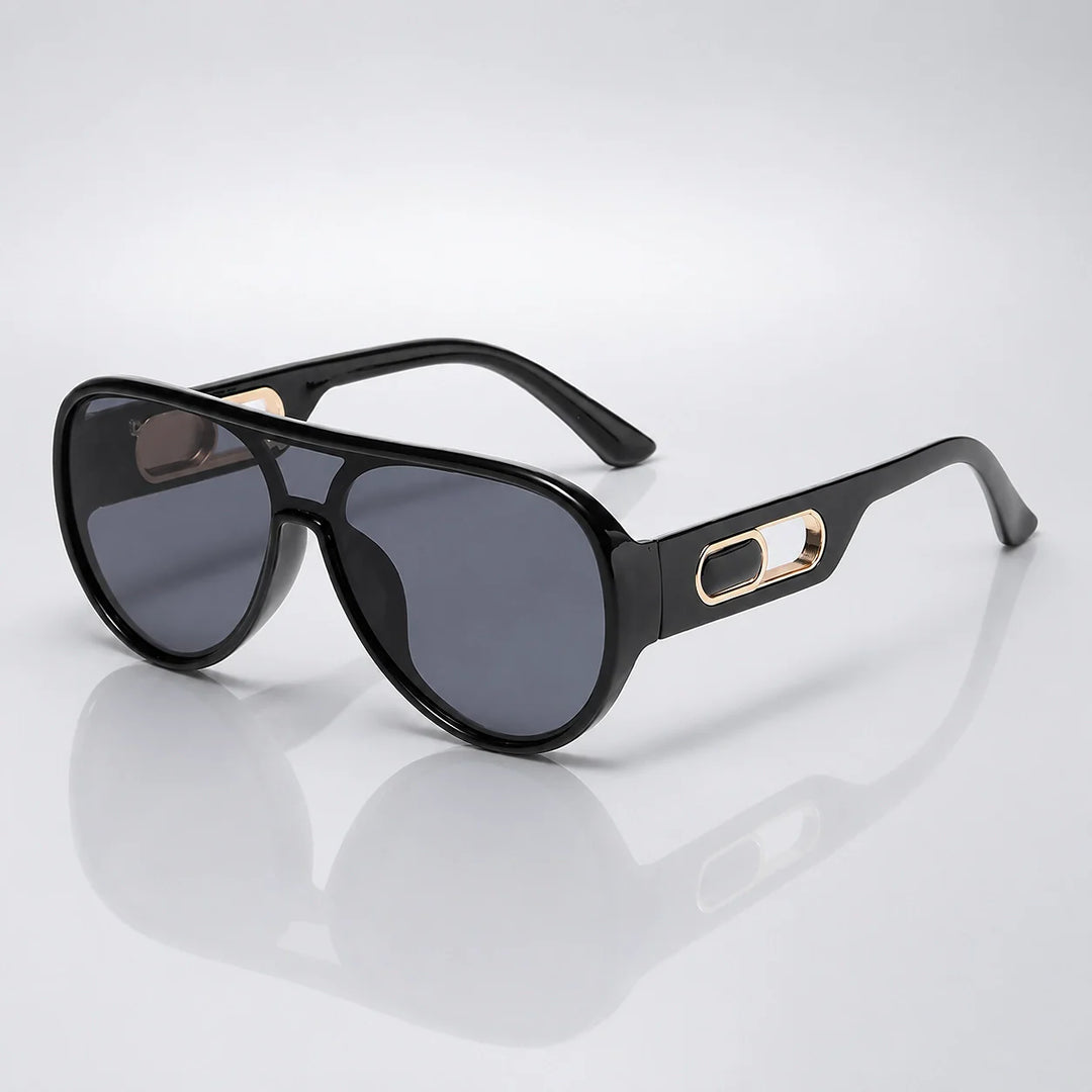Quelra Toad Sunglasses — Black Frame Gray Film C1 (sunglasses hero)