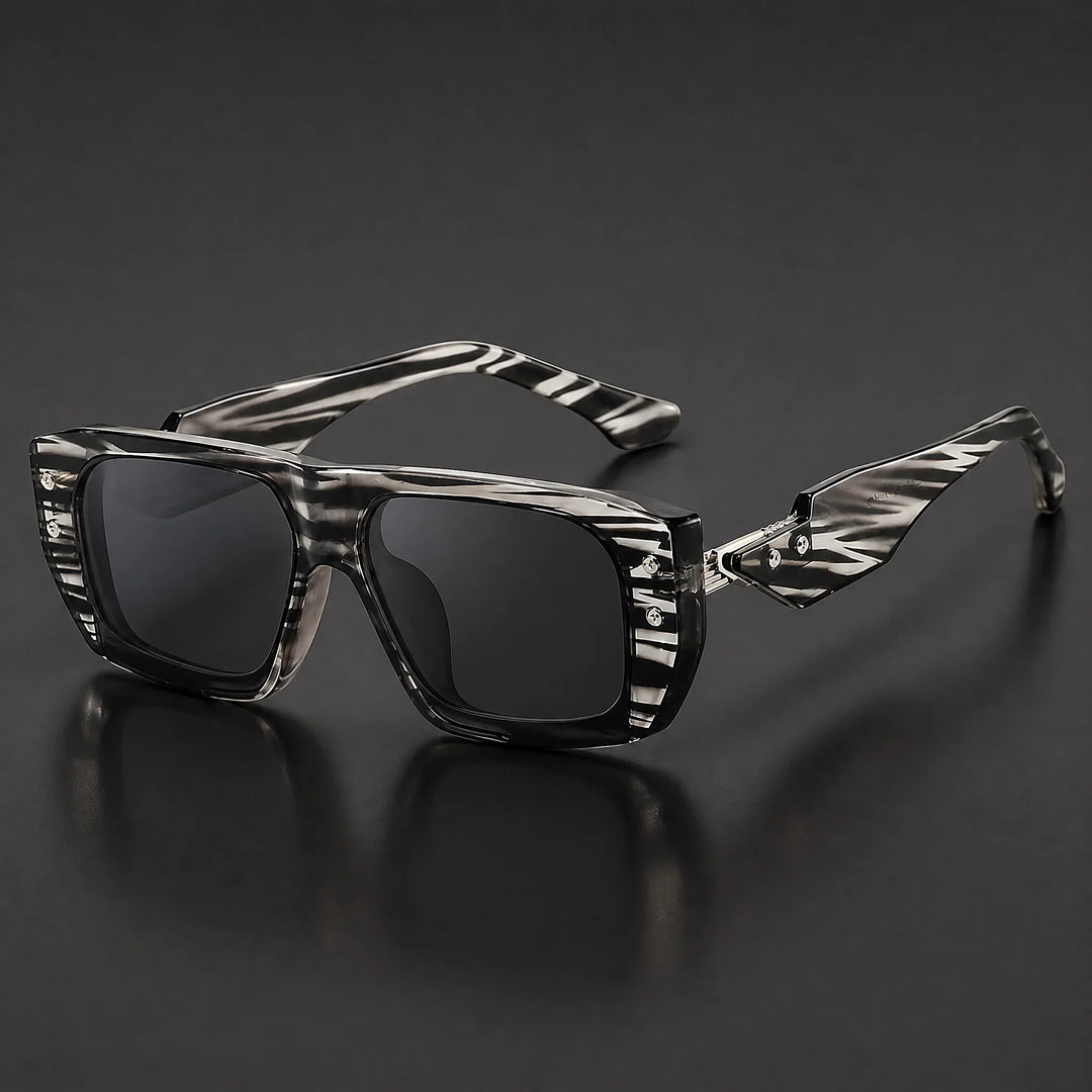 Glaivo Rivage Sunglasses — Black Stripe Gray (studio solo cell1)