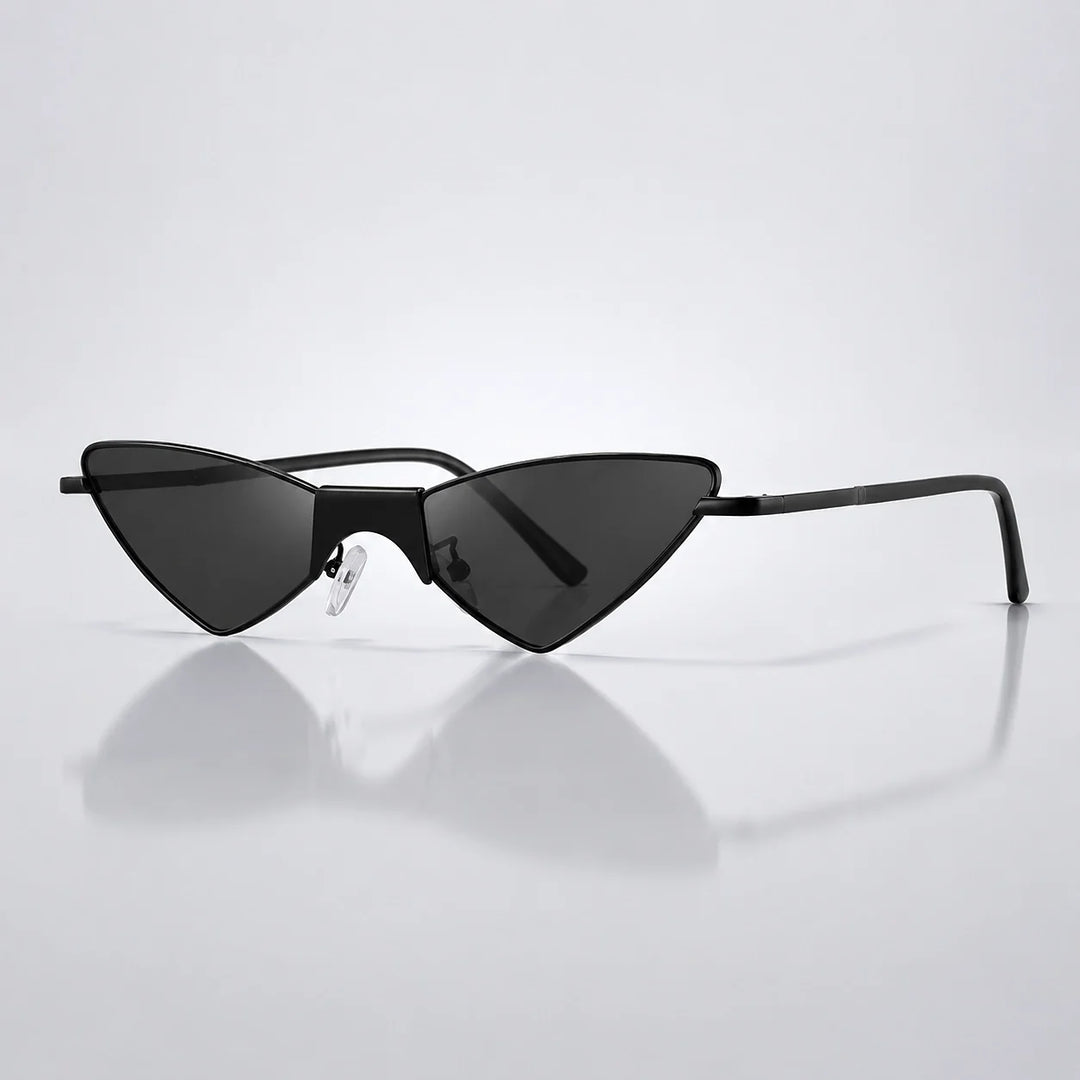 Delara Cat-Eye Sunglasses — Black (sunglasses hero)