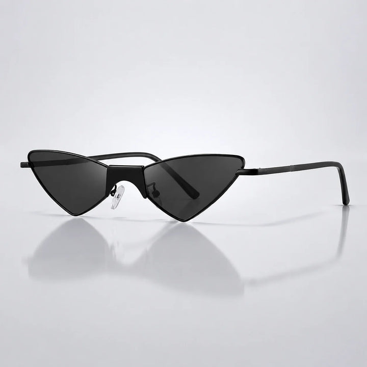 Delara Cat-Eye Sunglasses — Black (sunglasses hero)