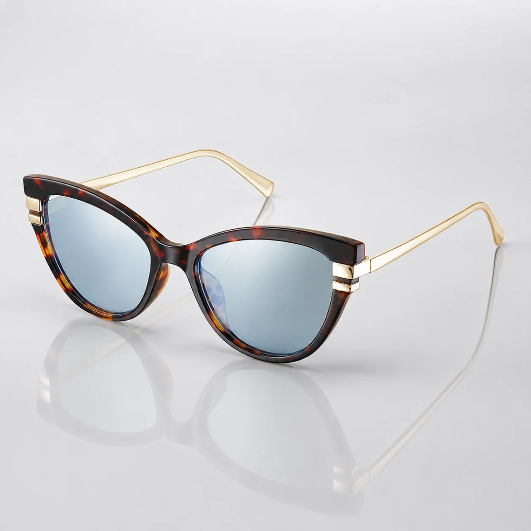 Pelara Cat-Eye Sunglasses — Blue (sunglasses hero)