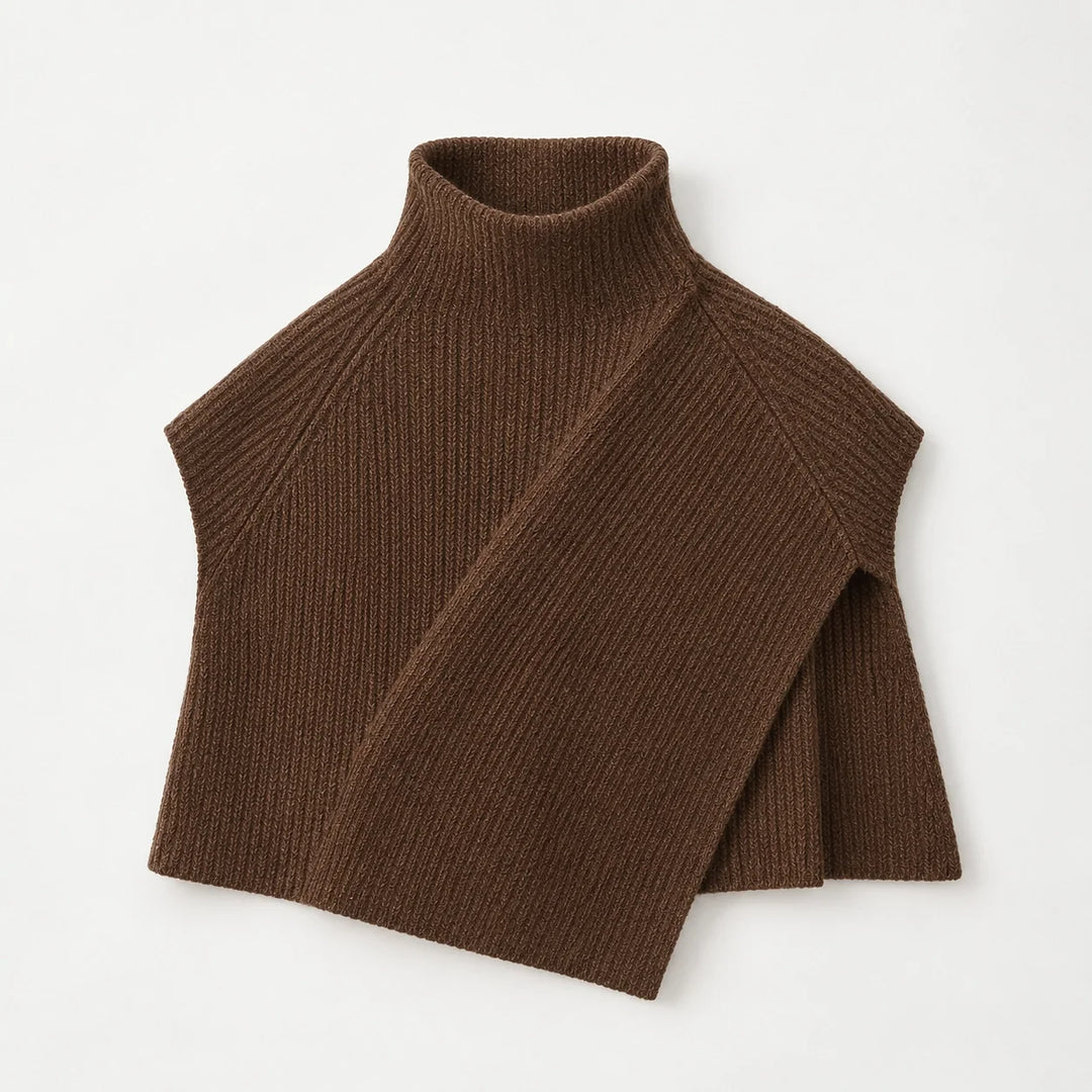 Broden Wool Blend Sweater — Brown (apparel solo)