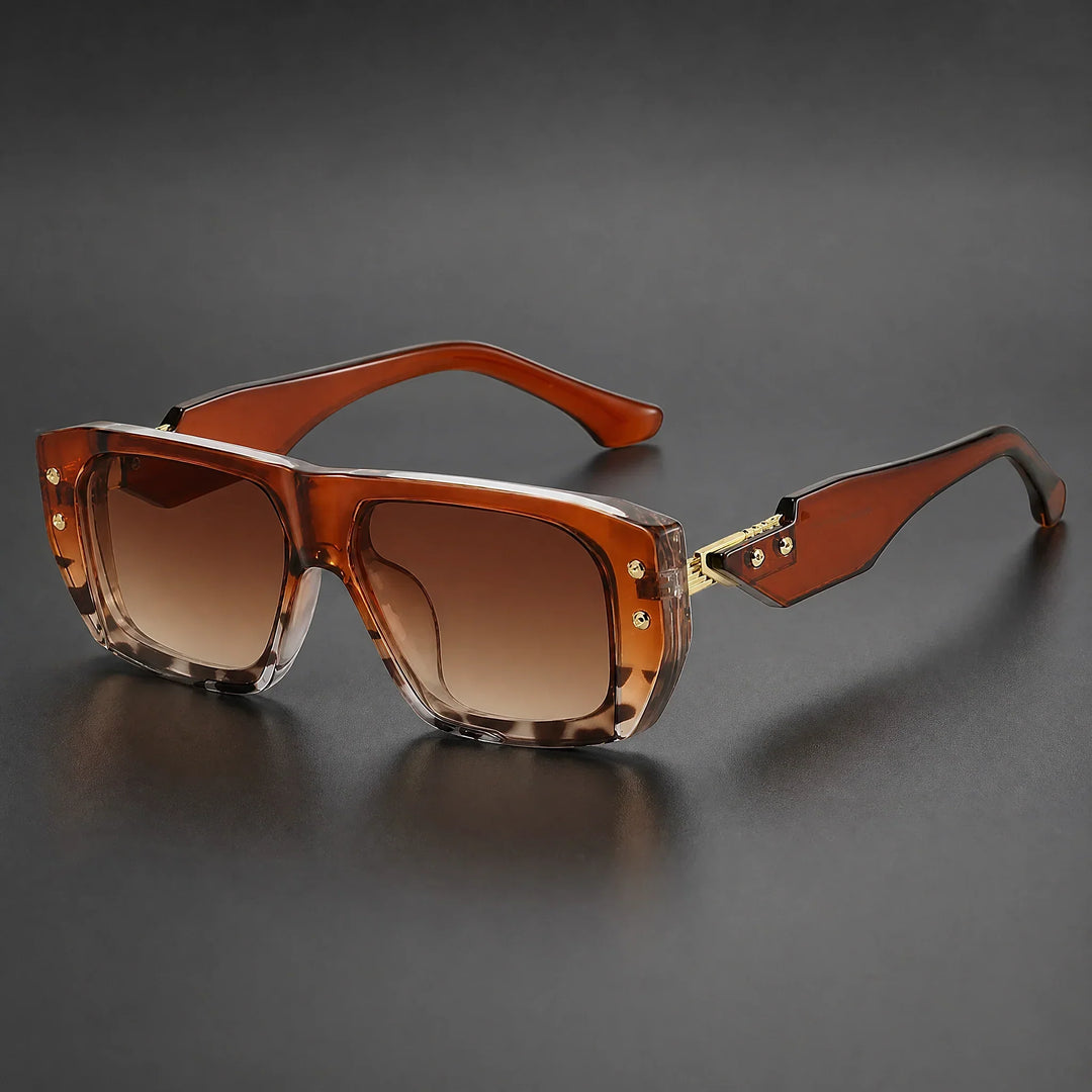 Glaivo Rivage Sunglasses — Brown Leopard Tea (studio solo cell1)
