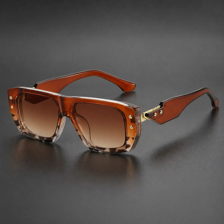 Glaivo Rivage Sunglasses — Brown Leopard Tea (studio solo cell1)