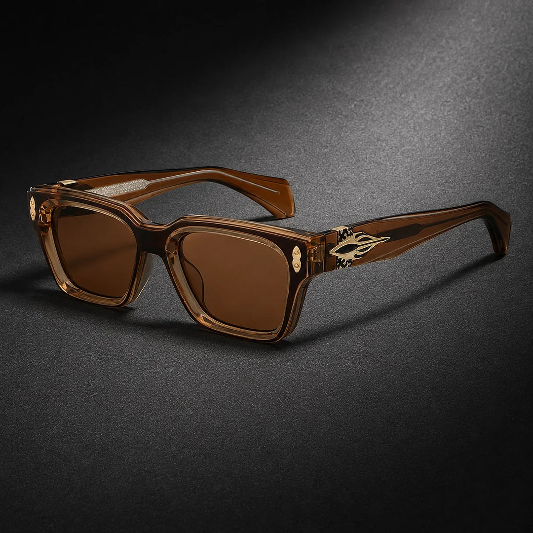 Halvero Torino Sunglasses — Brown & Tan (sunglasses hero)