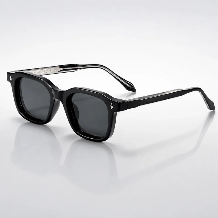 Delvano Corso Sunglasses — C01 Black (sunglasses hero)